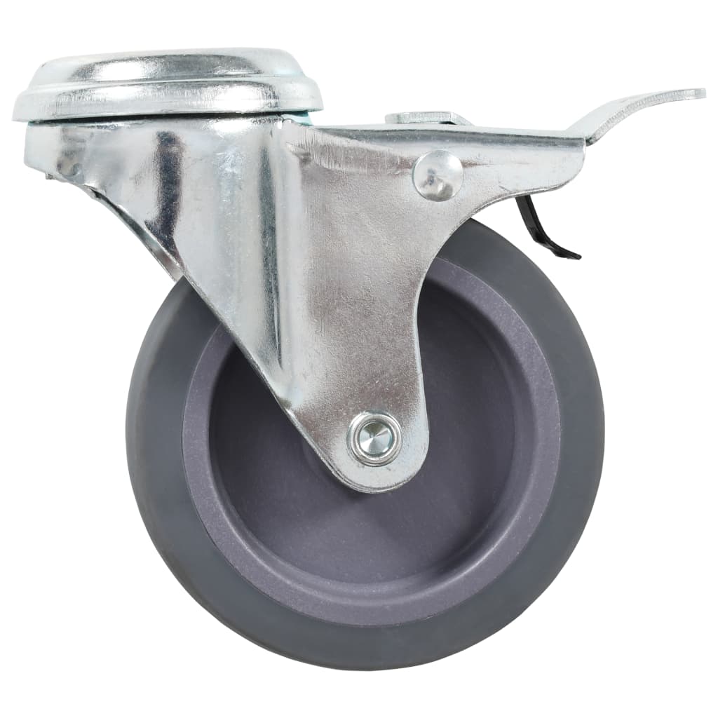 vidaXL Roți pivotante cu gaură pentru șurub, 12 buc., 75 mm vidaXL Roți pivotante cu gaură pentru șurub, 12 buc., 75 mm