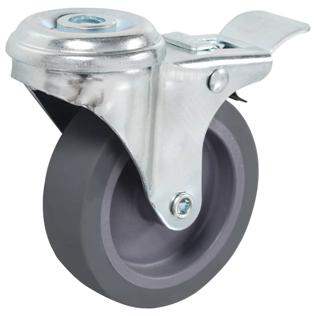 vidaXL Roți pivotante cu gaură pentru șurub, 16 buc., 75 mm vidaXL Roți pivotante cu gaură pentru șurub, 16 buc., 75 mm