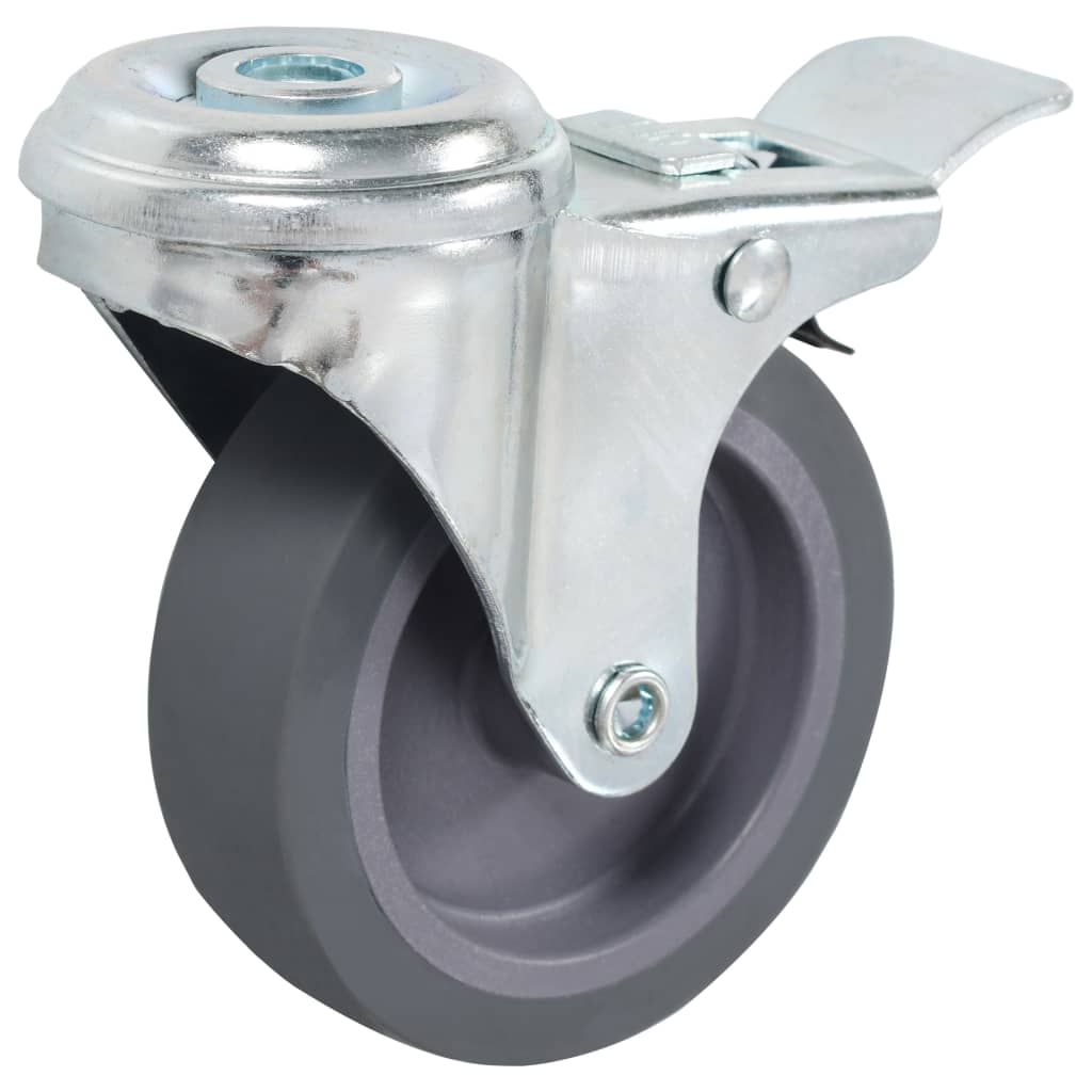 vidaXL Roți pivotante cu gaură pentru șurub, 24 buc., 75 mm vidaXL Roți pivotante cu gaură pentru șurub, 24 buc., 75 mm