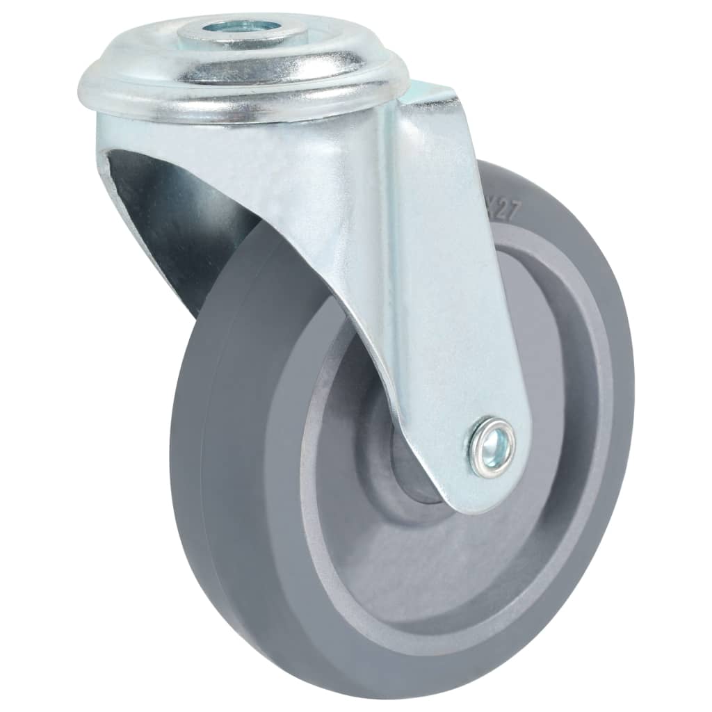 vidaXL Roți pivotante cu gaură pentru șurub, 32 buc., 100 mm vidaXL Roți pivotante cu gaură pentru șurub, 32 buc., 100 mm