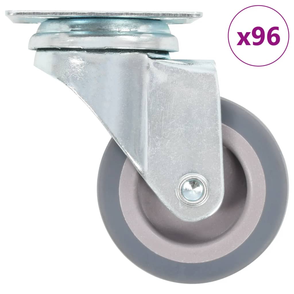 vidaXL Roți pivotante, 96 buc., 50 mm vidaXL Roți pivotante, 96 buc., 50 mm
