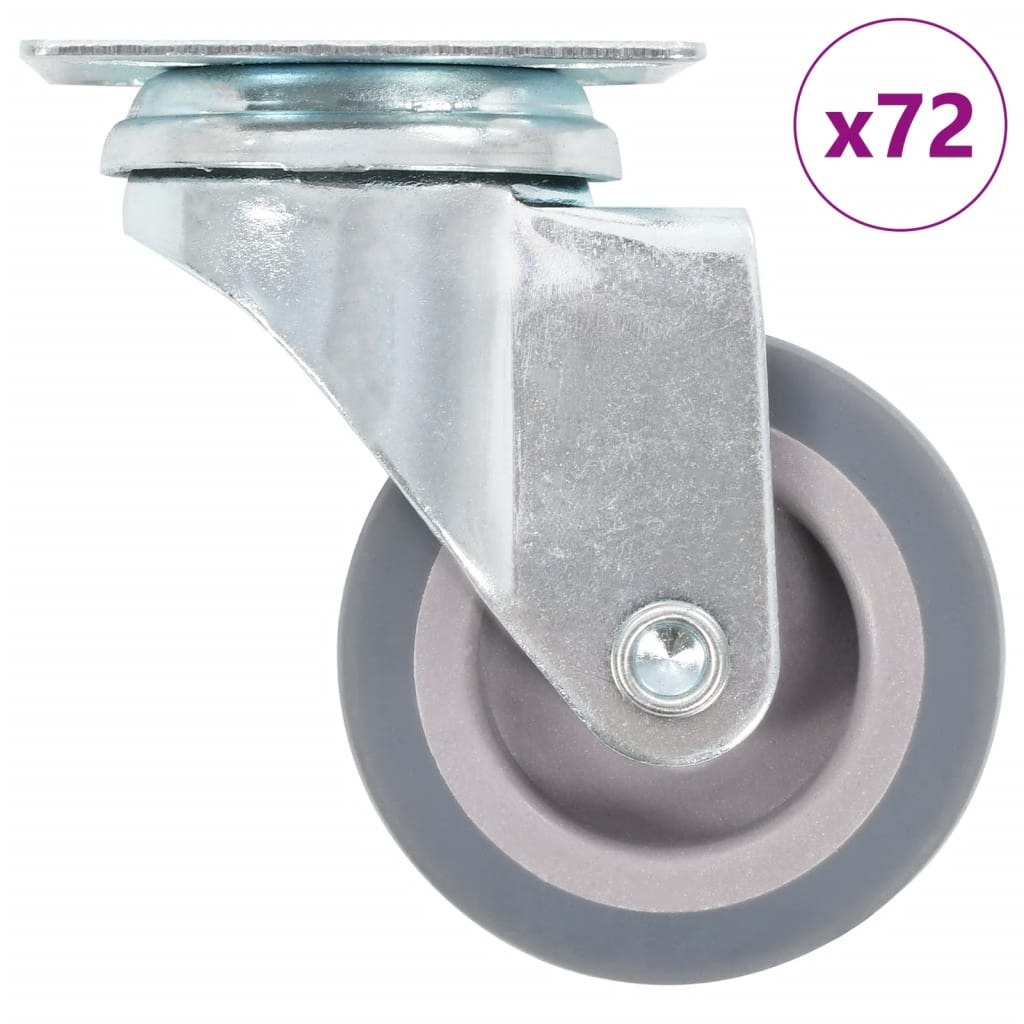 vidaXL Roți pivotante, 72 buc., 50 mm vidaXL Roți pivotante, 72 buc., 50 mm