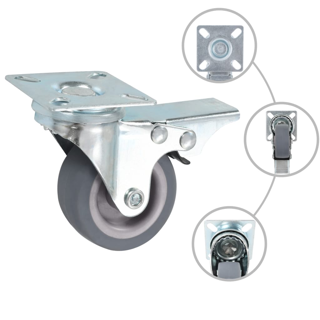 vidaXL Roți pivotante, 32 buc., 50 mm vidaXL Roți pivotante, 32 buc., 50 mm