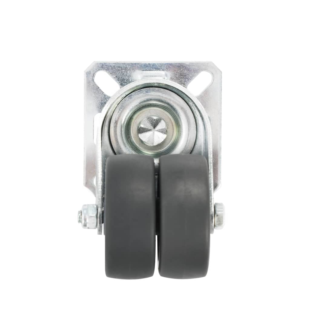 vidaXL Roți pivotante duble, 24 buc., 50 mm vidaXL Roți pivotante duble, 24 buc., 50 mm