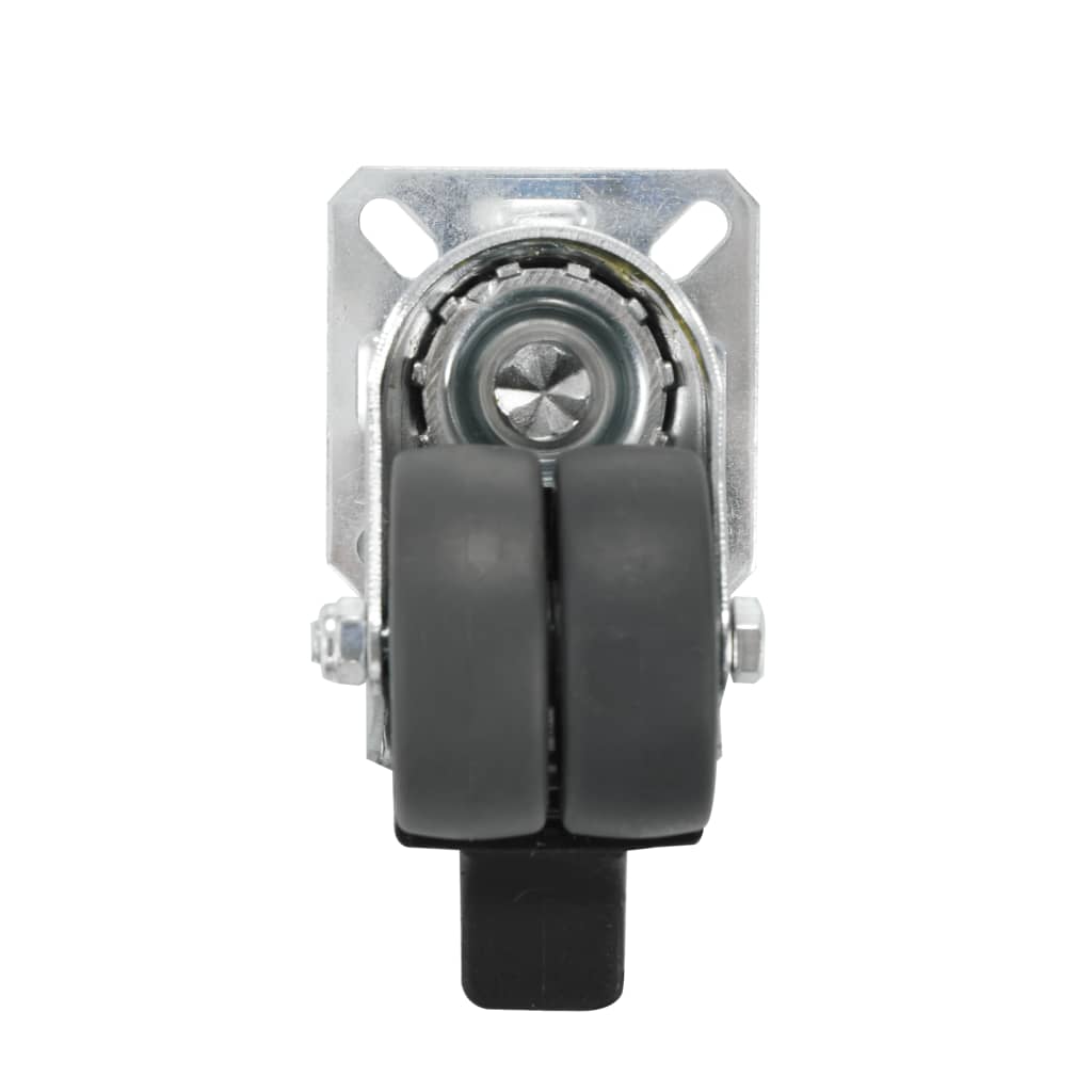 vidaXL Roți pivotante duble, 12 buc., 50 mm
