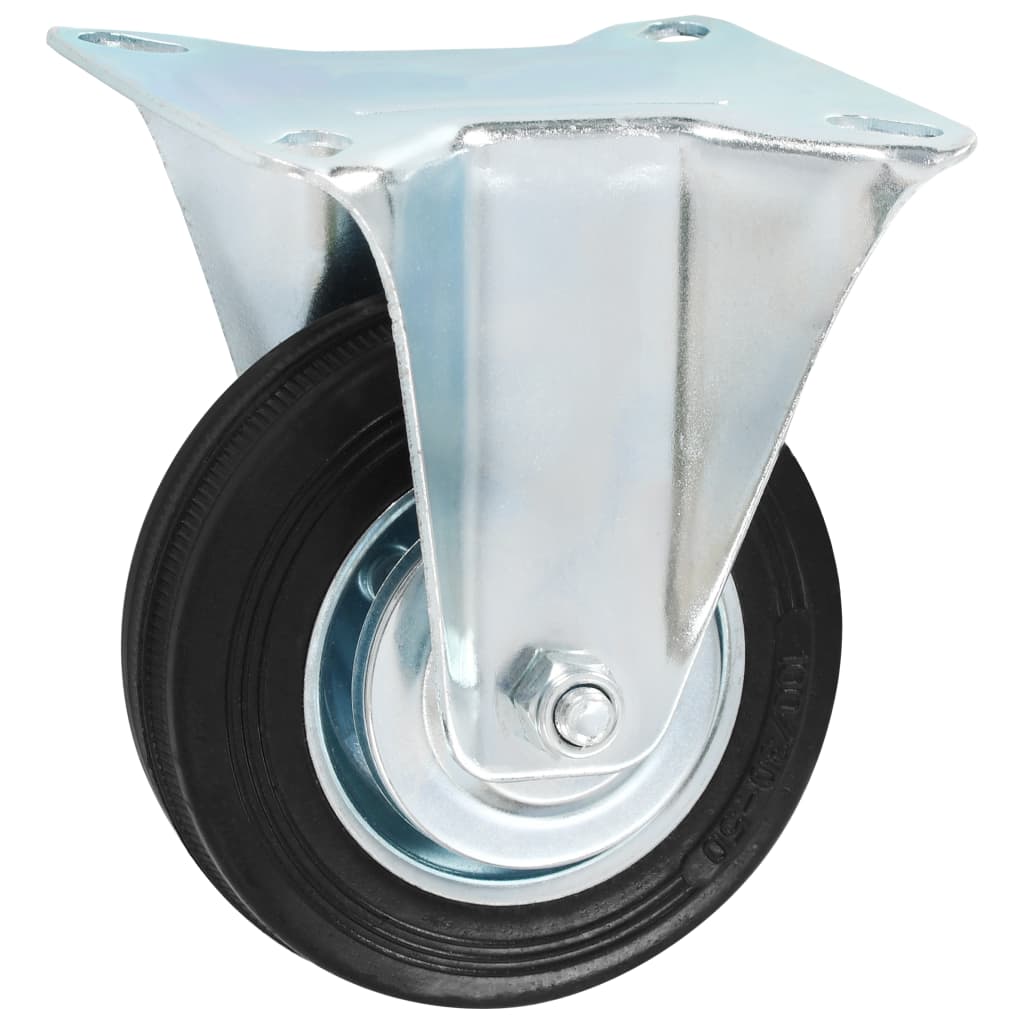 vidaXL Roți fixe, 8 buc., 100 mm vidaXL Roți fixe, 8 buc., 100 mm