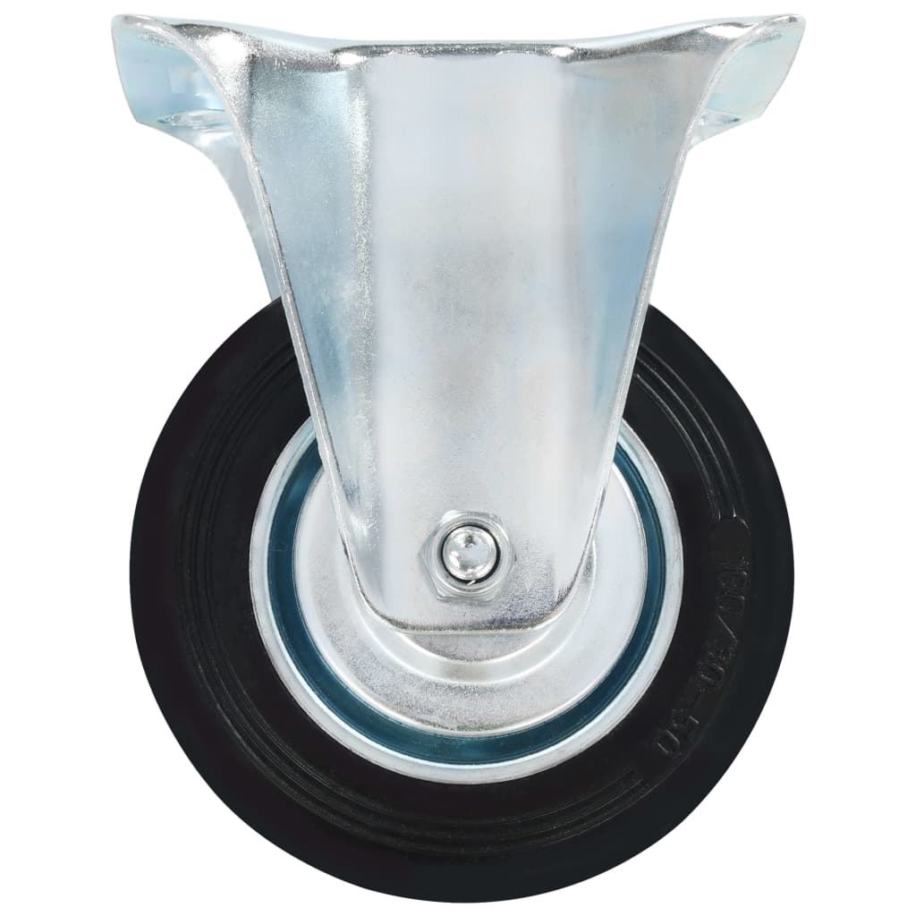 vidaXL Roți fixe, 12 buc., 100 mm vidaXL Roți fixe, 12 buc., 100 mm