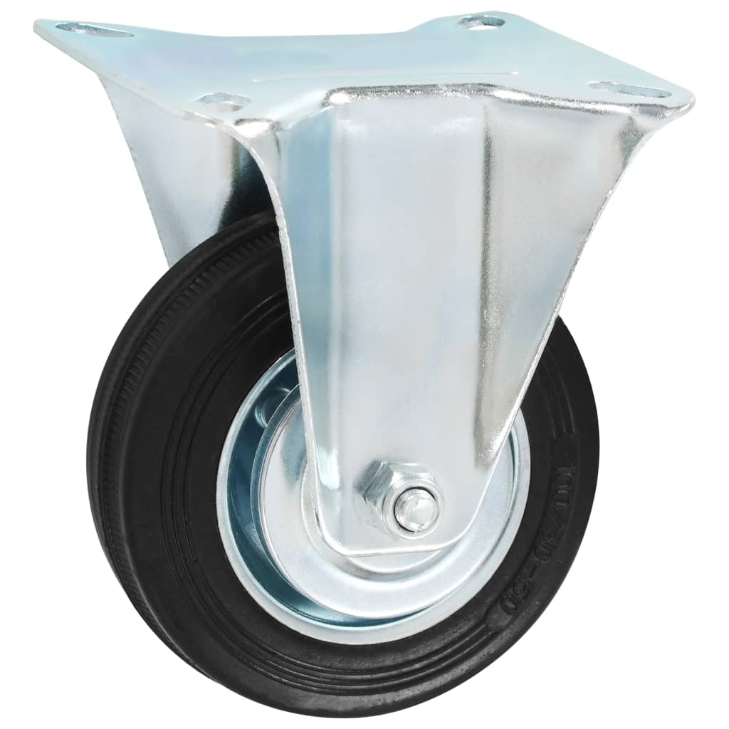 vidaXL Roți fixe, 16 buc., 100 mm vidaXL Roți fixe, 16 buc., 100 mm