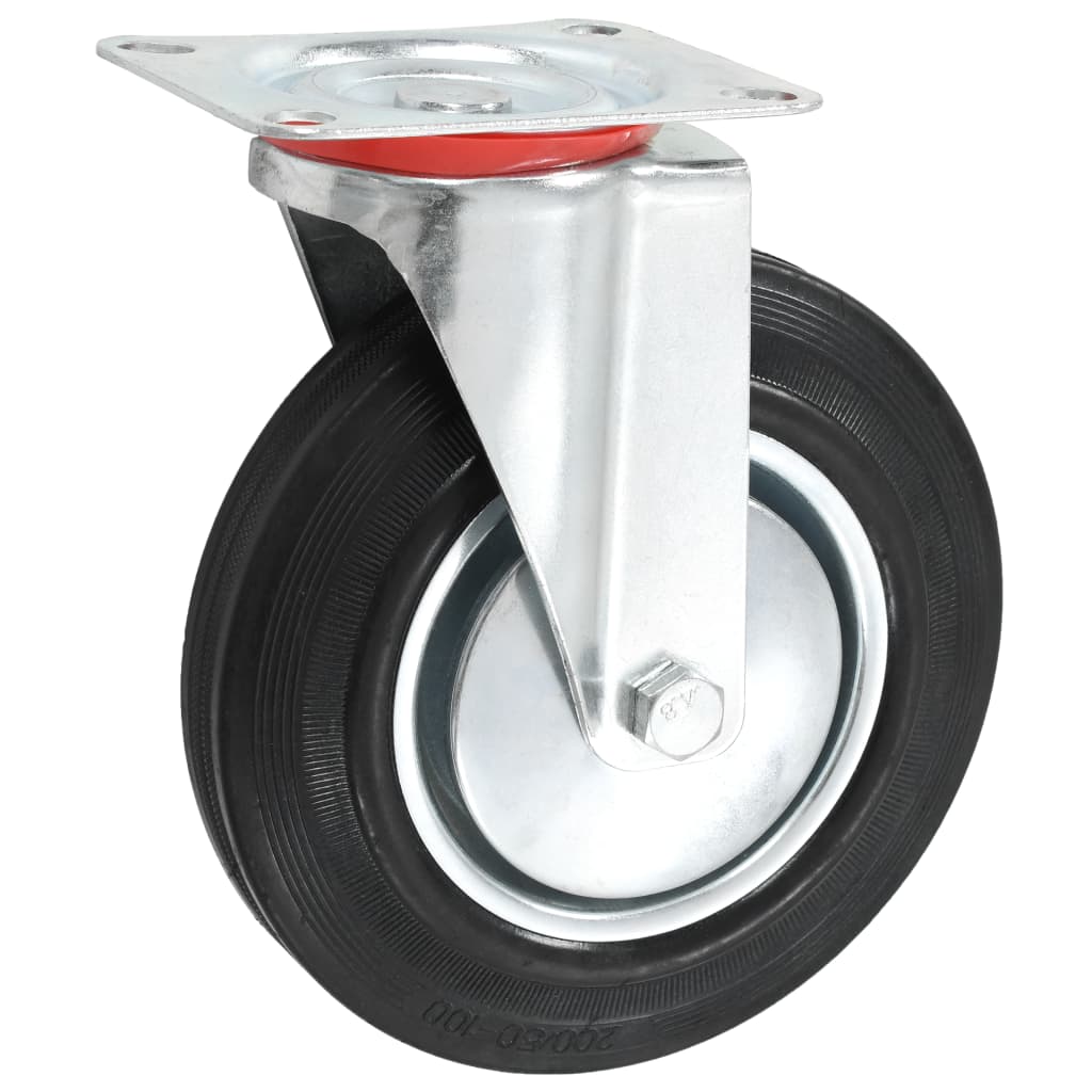 vidaXL Roți pivotante, 12 buc., 200 mm vidaXL Roți pivotante, 12 buc., 200 mm