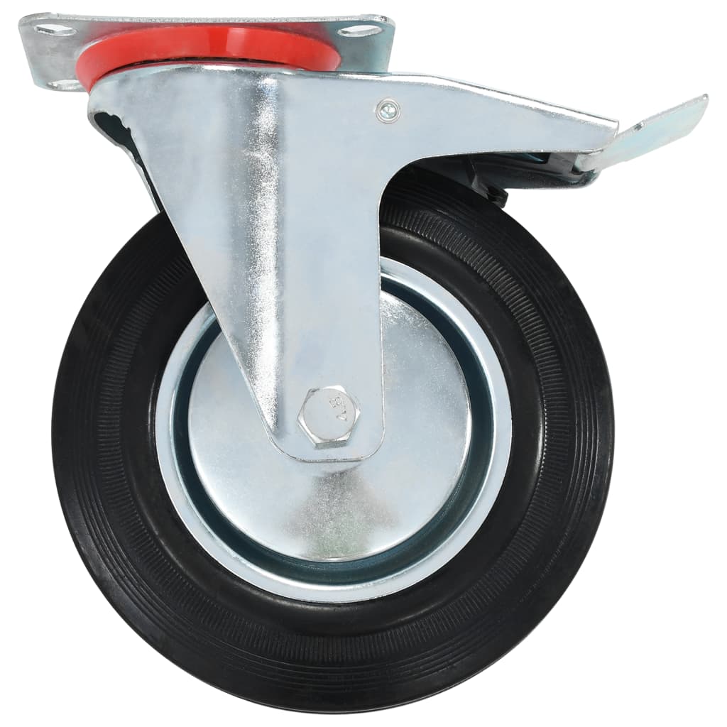 vidaXL Roți pivotante, 8 buc., 200 mm vidaXL Roți pivotante, 8 buc., 200 mm