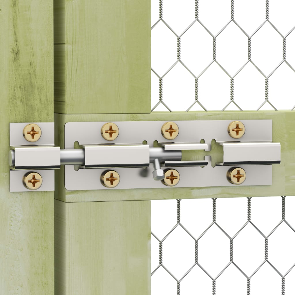 vidaXL Coteț pentru păsări, 4,5 x 1,5 x 2 m, lemn de pin tratat