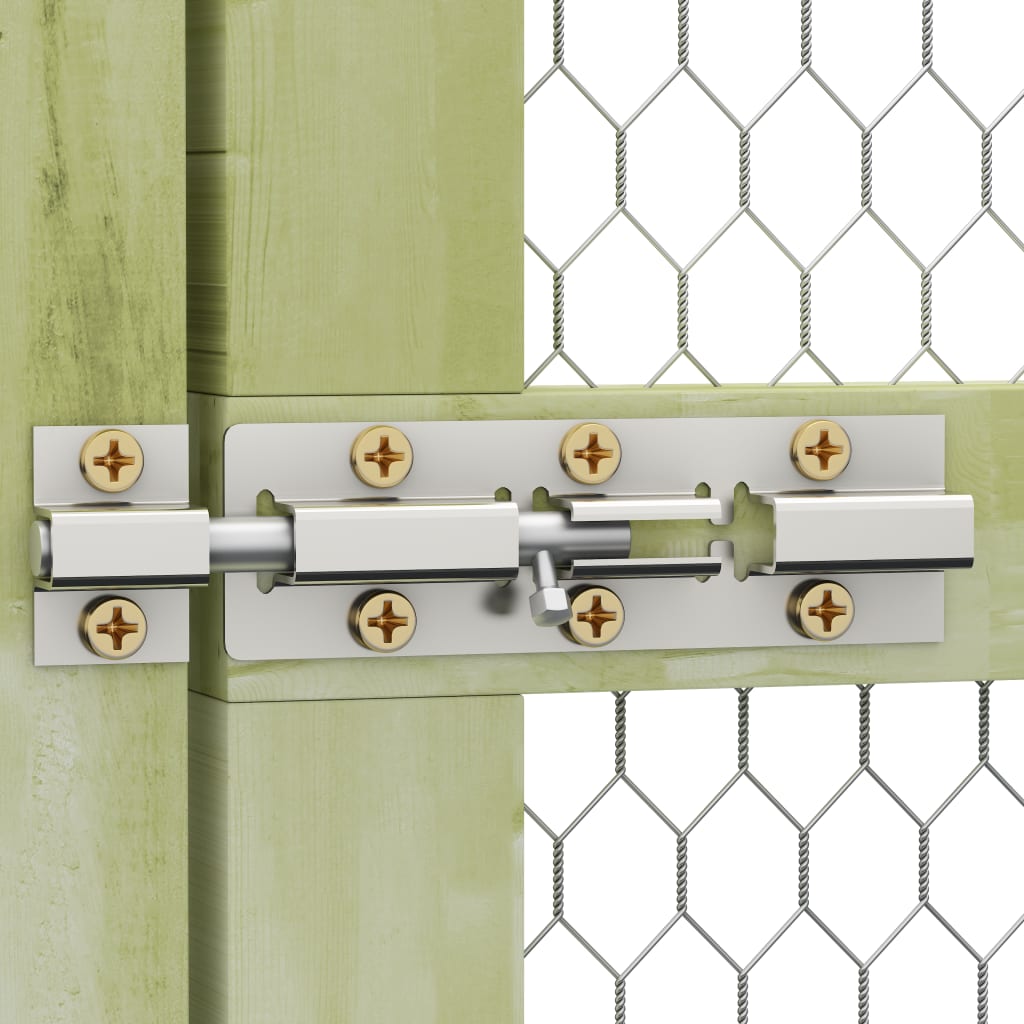 vidaXL Coteț pentru păsări, 1,5 x 6 x 1,5 m, lemn de pin tratat