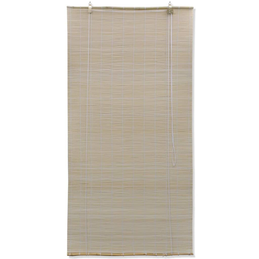 vidaXL Jaluzele din bambus natural tip rulou, 4 buc., 120 x 160 cm