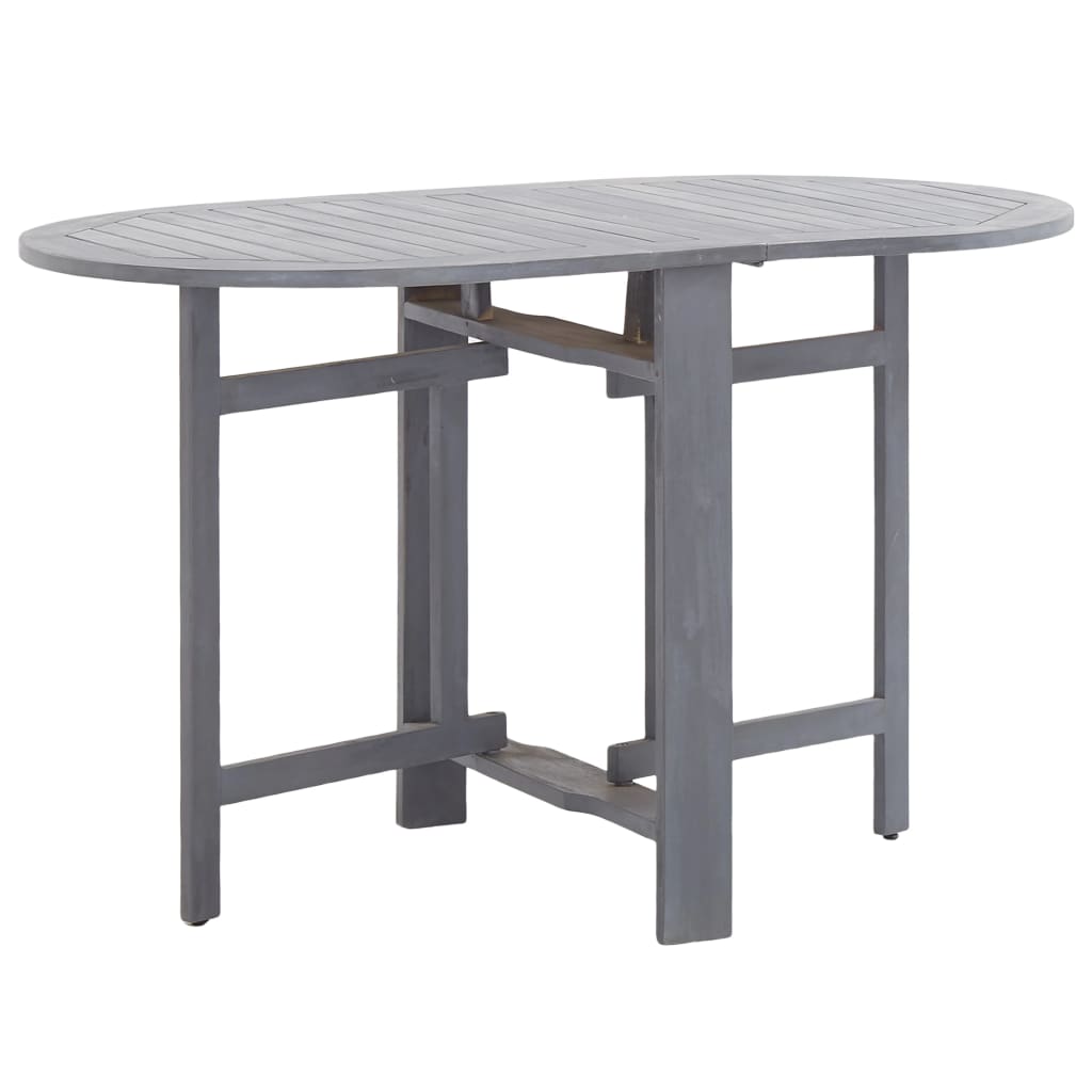vidaXL Set mobilier de grădină, 5 piese, gri, lemn masiv de acacia vidaXL Set mobilier de grădină, 5 piese, gri, lemn masiv de acacia