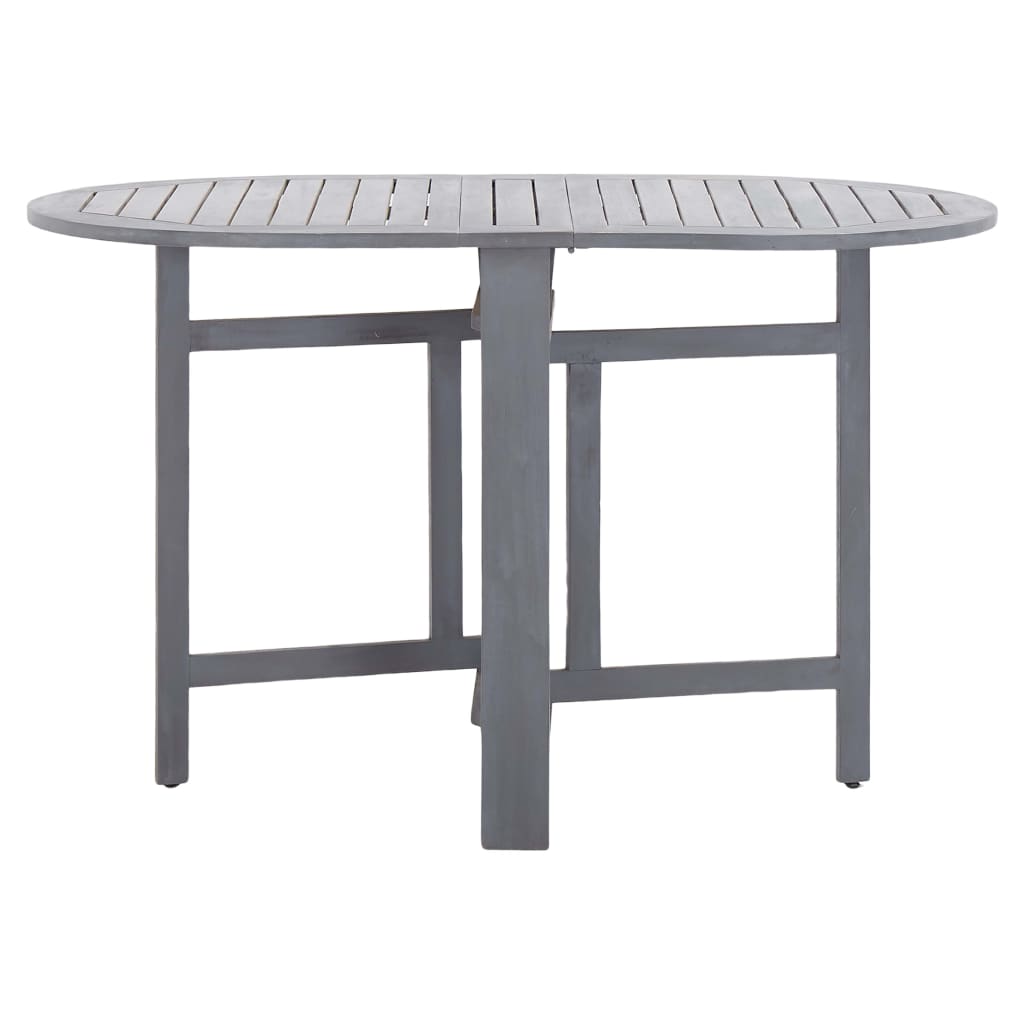 vidaXL Set mobilier de grădină, 5 piese, gri, lemn masiv de acacia vidaXL Set mobilier de grădină, 5 piese, gri, lemn masiv de acacia