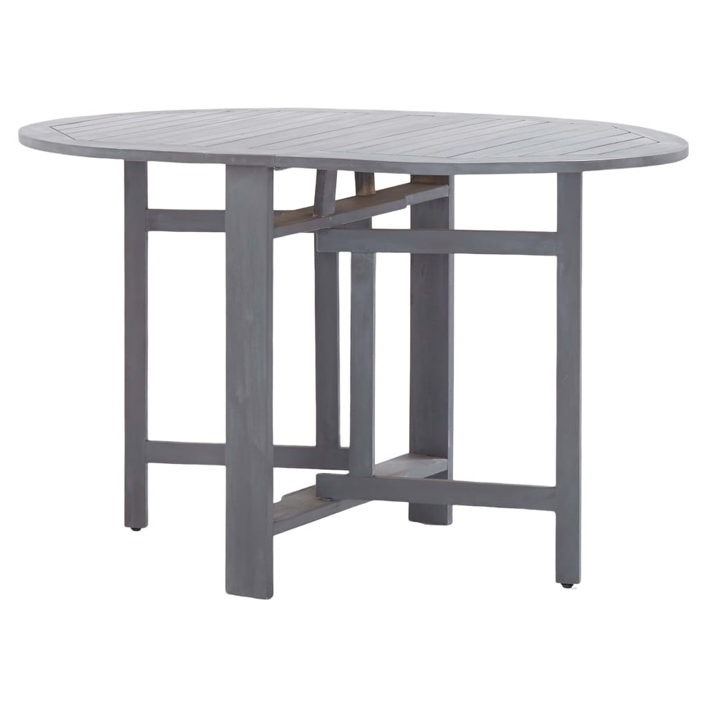 vidaXL Set mobilier de grădină, 5 piese, gri, lemn masiv de acacia vidaXL Set mobilier de grădină, 5 piese, gri, lemn masiv de acacia