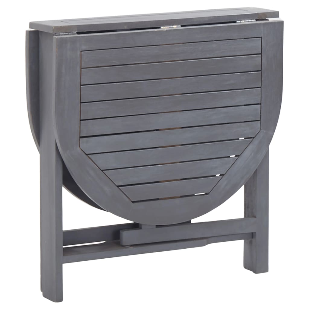 vidaXL Set mobilier de grădină, 5 piese, gri, lemn masiv de acacia vidaXL Set mobilier de grădină, 5 piese, gri, lemn masiv de acacia