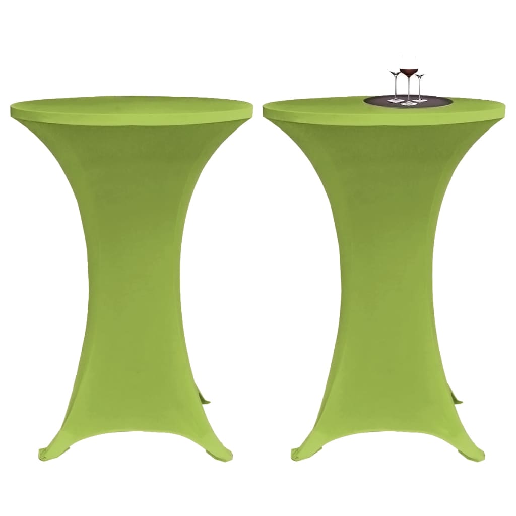 vidaXL Husă elastică pentru masă, 4 buc., verde, 60 cm vidaXL Husă elastică pentru masă, 4 buc., verde, 60 cm
