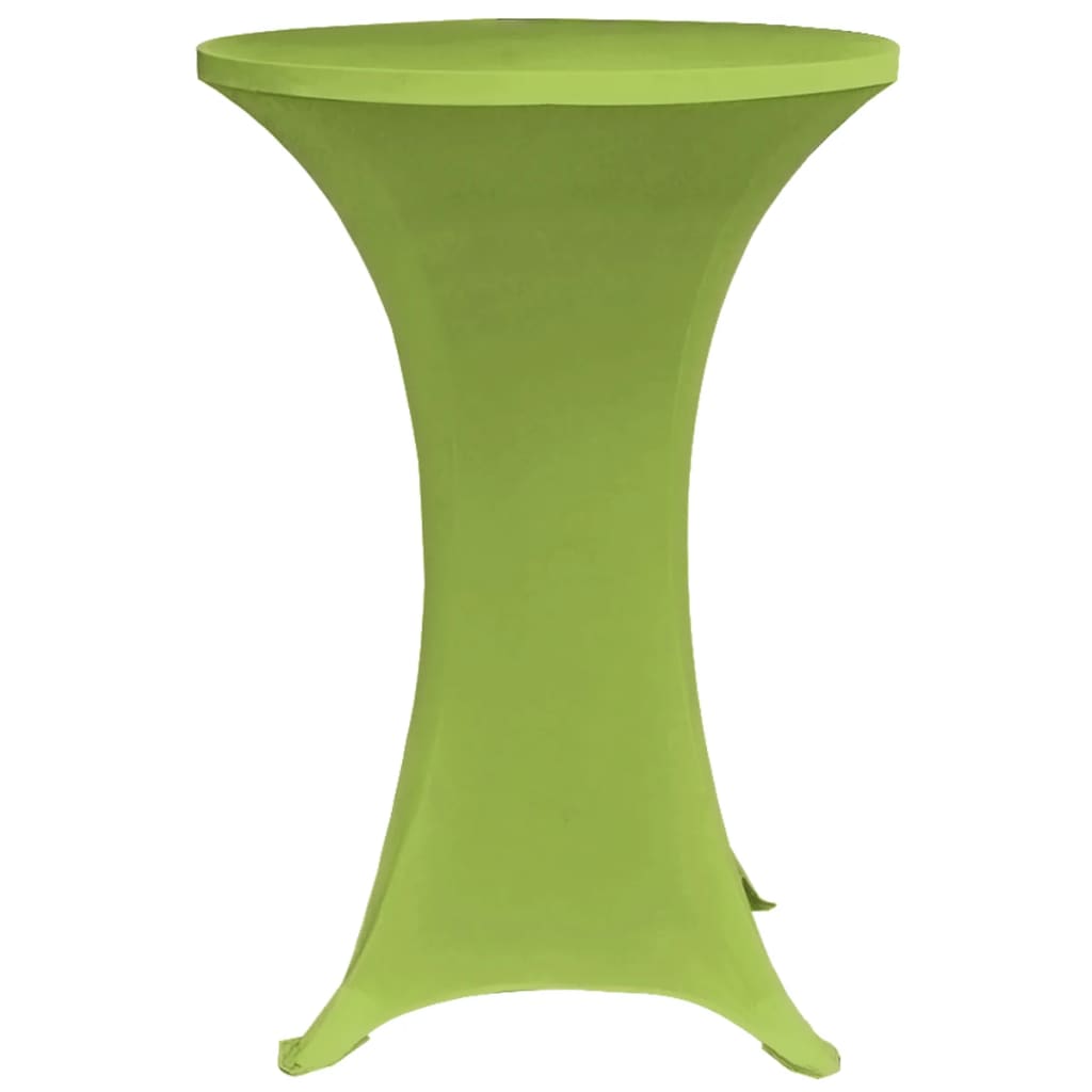 vidaXL Husă elastică pentru masă, 4 buc., verde, 70 cm vidaXL Husă elastică pentru masă, 4 buc., verde, 70 cm