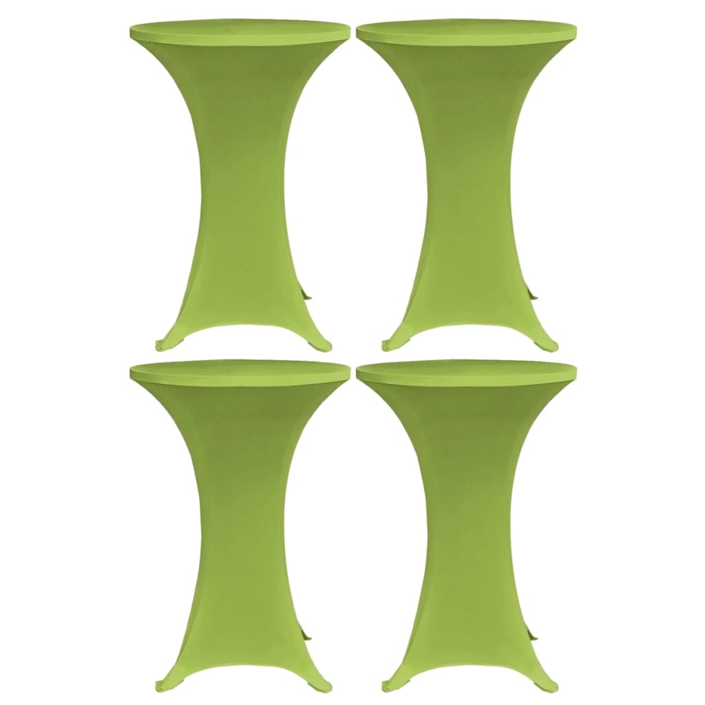 vidaXL Husă elastică pentru masă, 4 buc., verde, 70 cm vidaXL Husă elastică pentru masă, 4 buc., verde, 70 cm