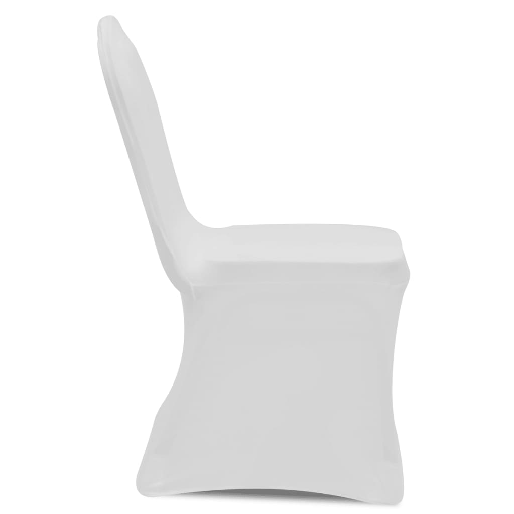 vidaXL Huse elastice pentru scaun, 12 buc., alb vidaXL Huse elastice pentru scaun, 12 buc., alb