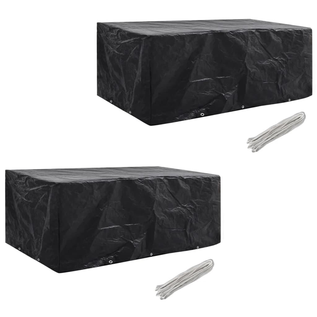 vidaXL Huse mobilier grădină, 2 buc, 8 persoane, 229x113 cm poliratan vidaXL Huse mobilier grădină, 2 buc, 8 persoane, 229x113 cm poliratan