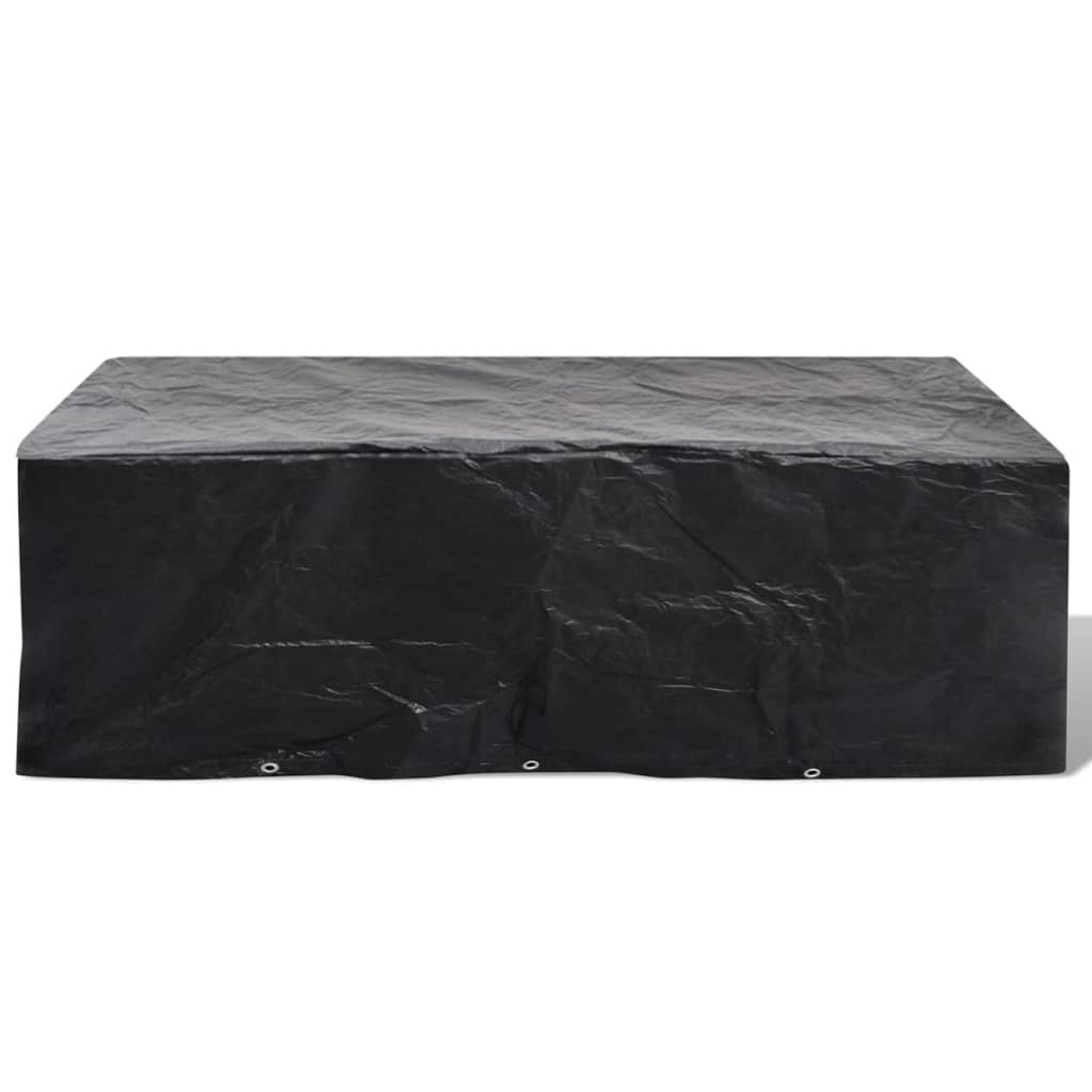 vidaXL Huse mobilier grădină 2 buc. 300x140cm set poliratan 10 ocheți vidaXL Huse mobilier grădină 2 buc. 300x140cm set poliratan 10 ocheți
