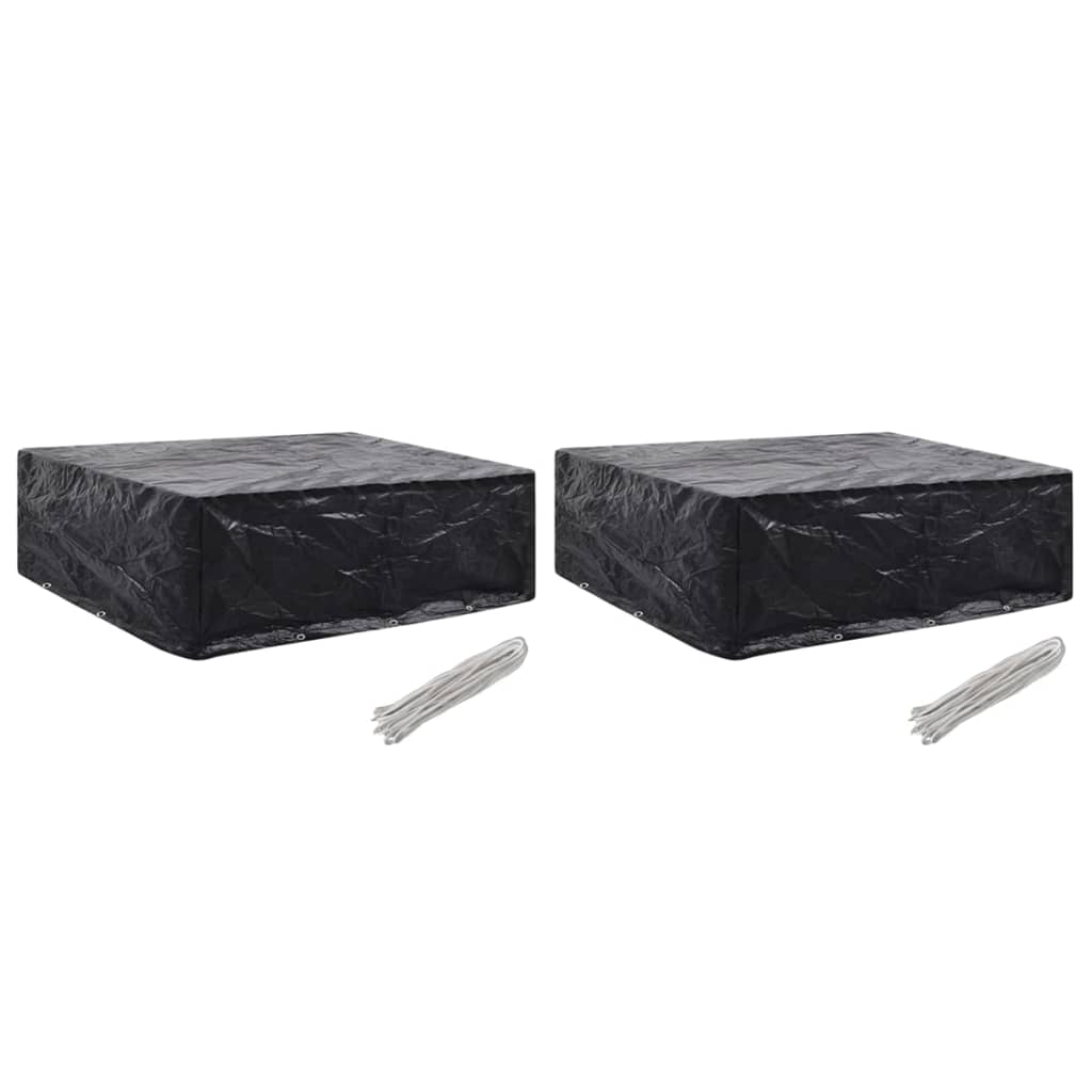 vidaXL Huse mobilier grădină, 2 buc., 8 ocheți, 250 x 210 x 90 cm vidaXL Huse mobilier grădină, 2 buc., 8 ocheți, 250 x 210 x 90 cm