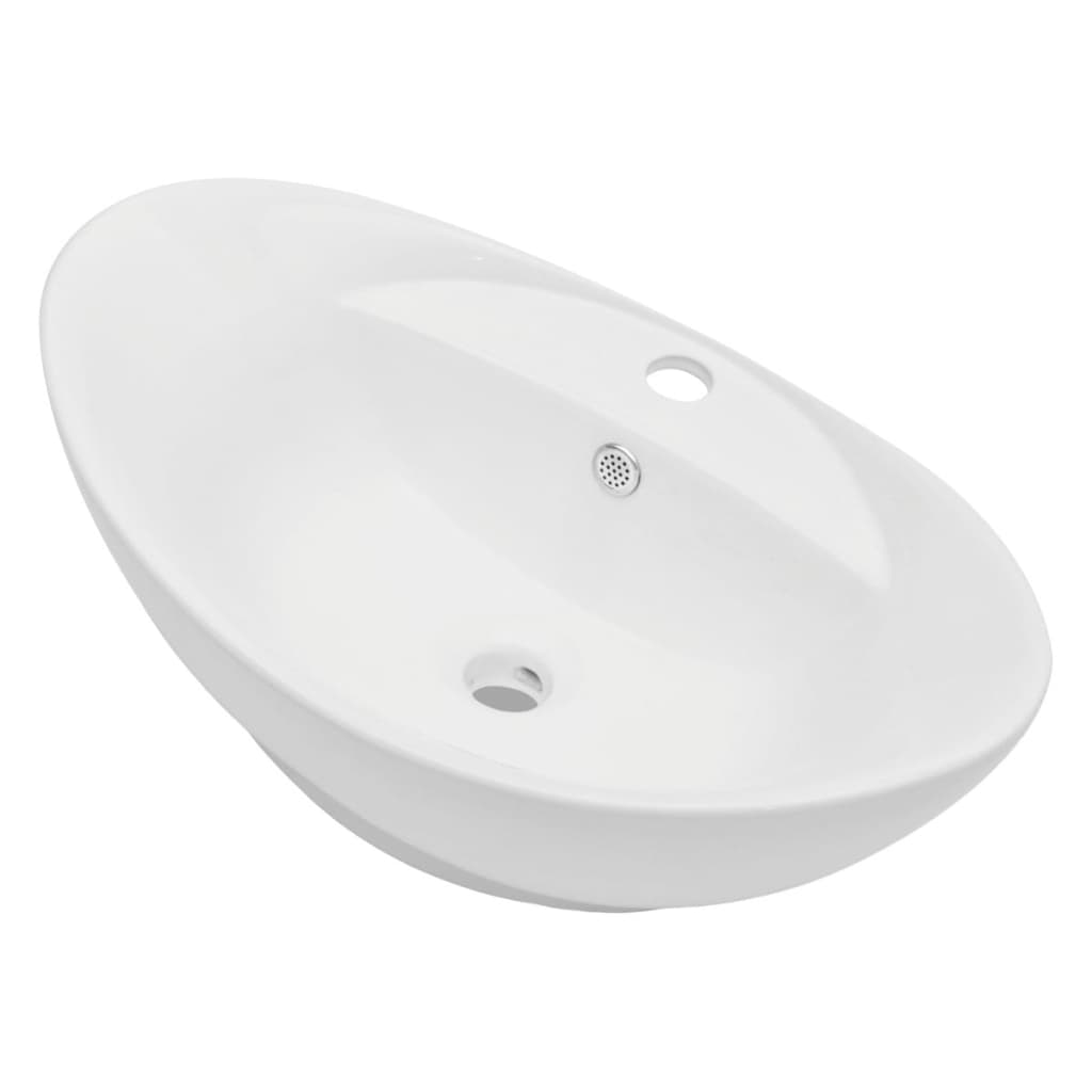 vidaXL Set mobilier de baie, 2 piese, gri, ceramică vidaXL Set mobilier de baie, 2 piese, gri, ceramică