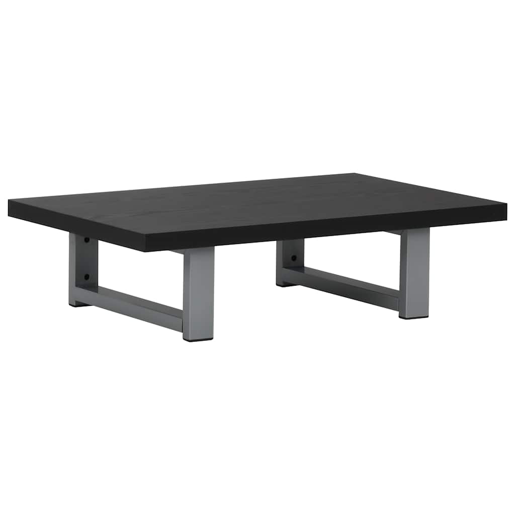 vidaXL Set mobilier de baie, 2 piese, negru, ceramică vidaXL Set mobilier de baie, 2 piese, negru, ceramică