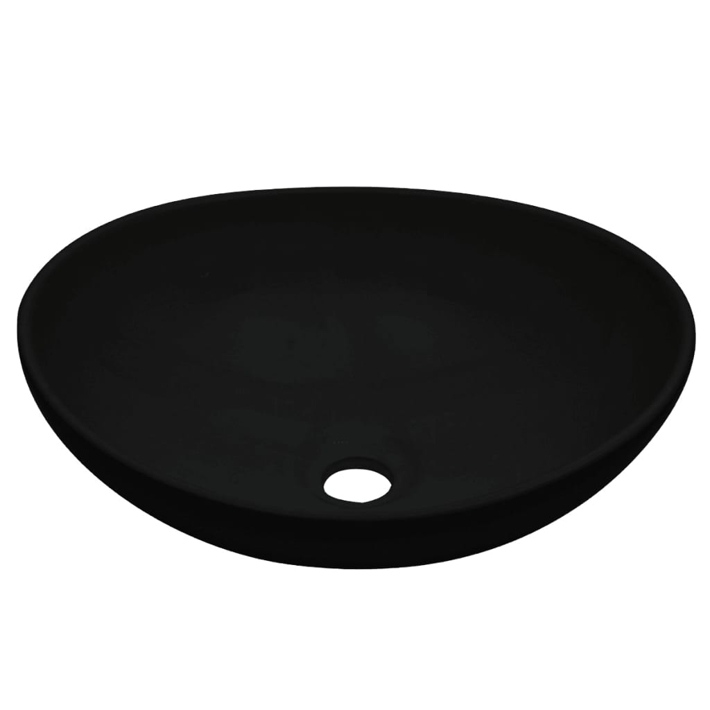 vidaXL Set mobilier de baie, 2 piese, alb, ceramică vidaXL Set mobilier de baie, 2 piese, alb, ceramică