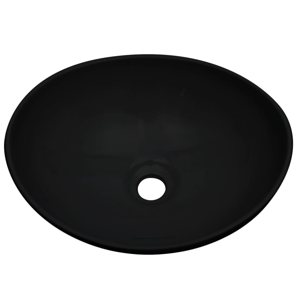 vidaXL Set mobilier de baie, 2 piese, alb, ceramică vidaXL Set mobilier de baie, 2 piese, alb, ceramică