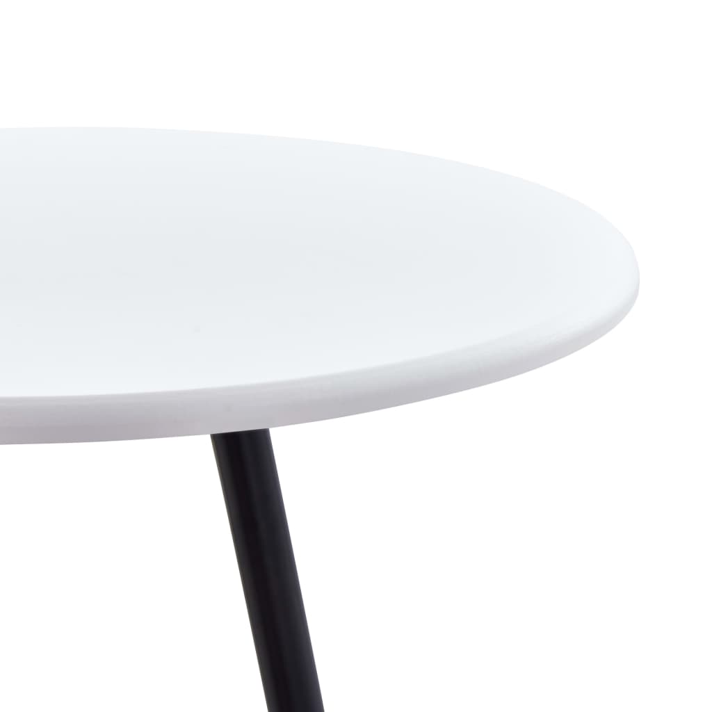 vidaXL Set mobilier de bar, 3 piese, negru, plastic