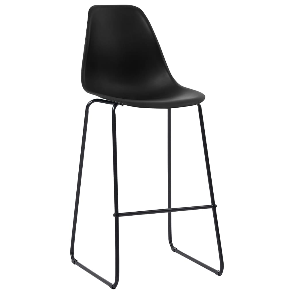 vidaXL Set mobilier de bar, 5 piese, negru, plastic vidaXL Set mobilier de bar, 5 piese, negru, plastic
