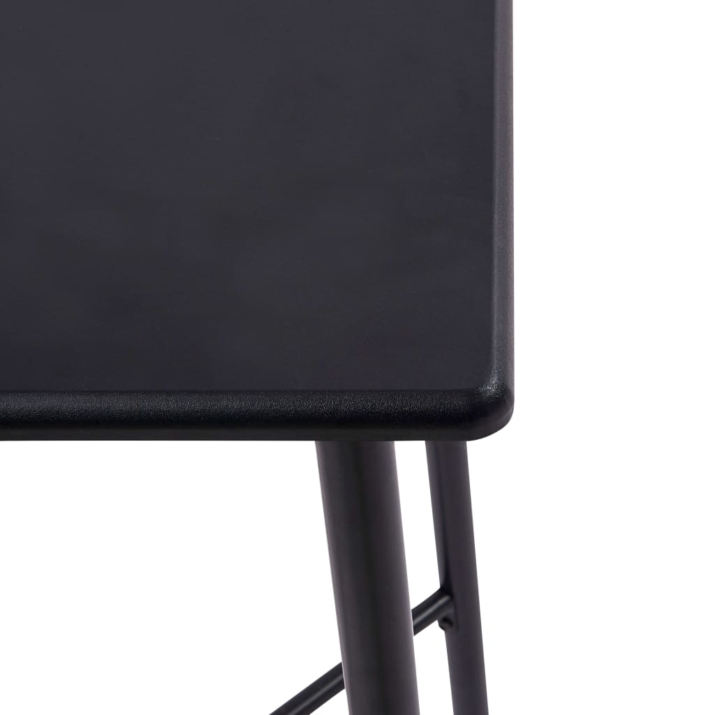 vidaXL Set mobilier de bar, 5 piese, negru, plastic vidaXL Set mobilier de bar, 5 piese, negru, plastic