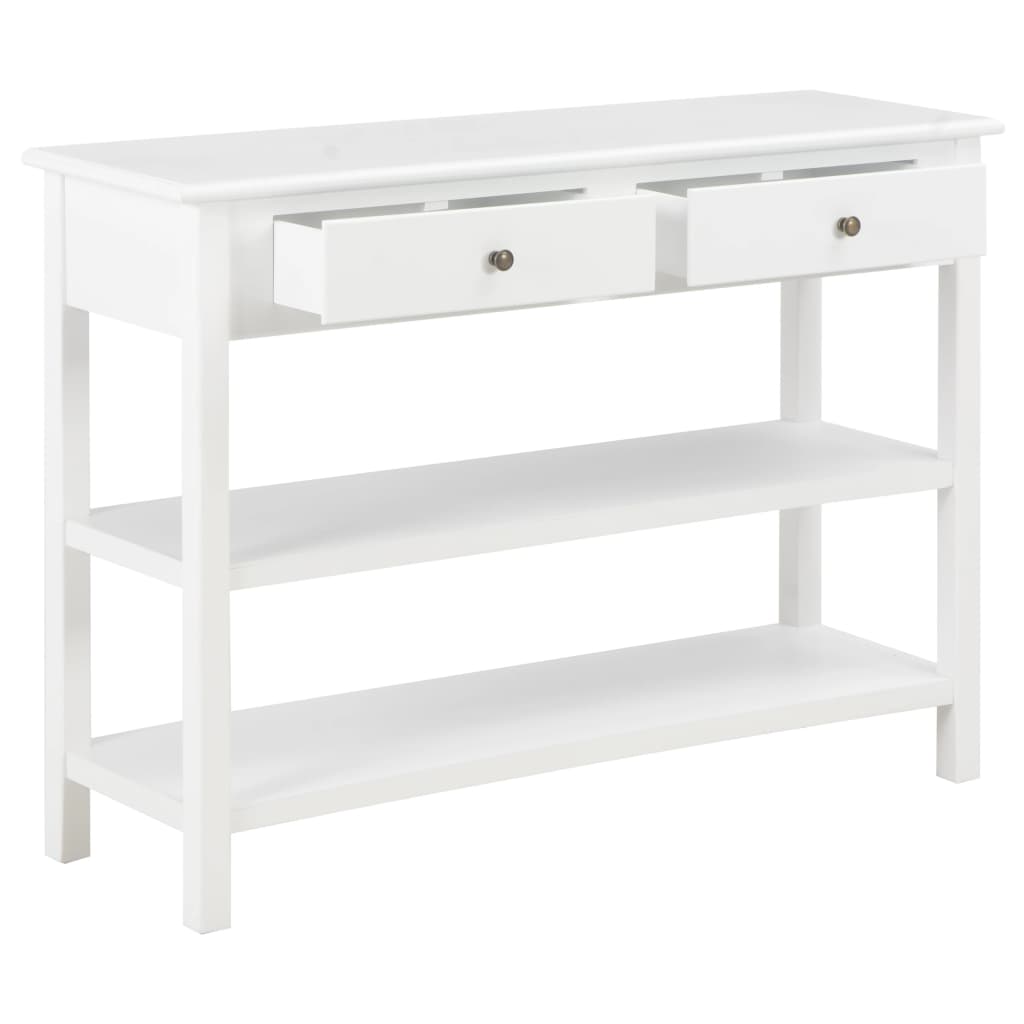 vidaXL Dulap, alb, 110x35x80 cm, MDF