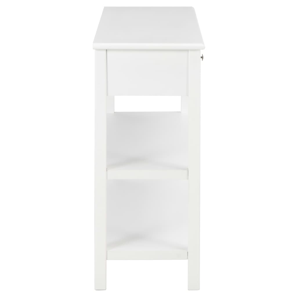 vidaXL Dulap, alb, 110x35x80 cm, MDF