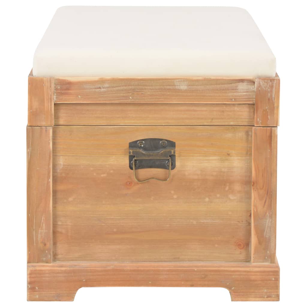 vidaXL Ladă de depozitare cu pernă, 80 x 40 x 40 cm, MDF vidaXL Ladă de depozitare cu pernă, 80 x 40 x 40 cm, MDF