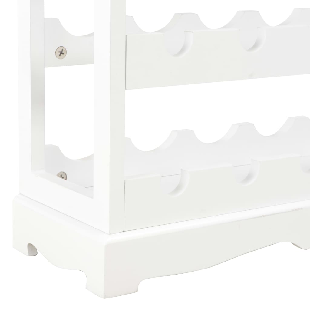 vidaXL Dulap de vinuri, alb, 70 x 22,5 x 70,5 cm, MDF vidaXL Dulap de vinuri, alb, 70 x 22,5 x 70,5 cm, MDF