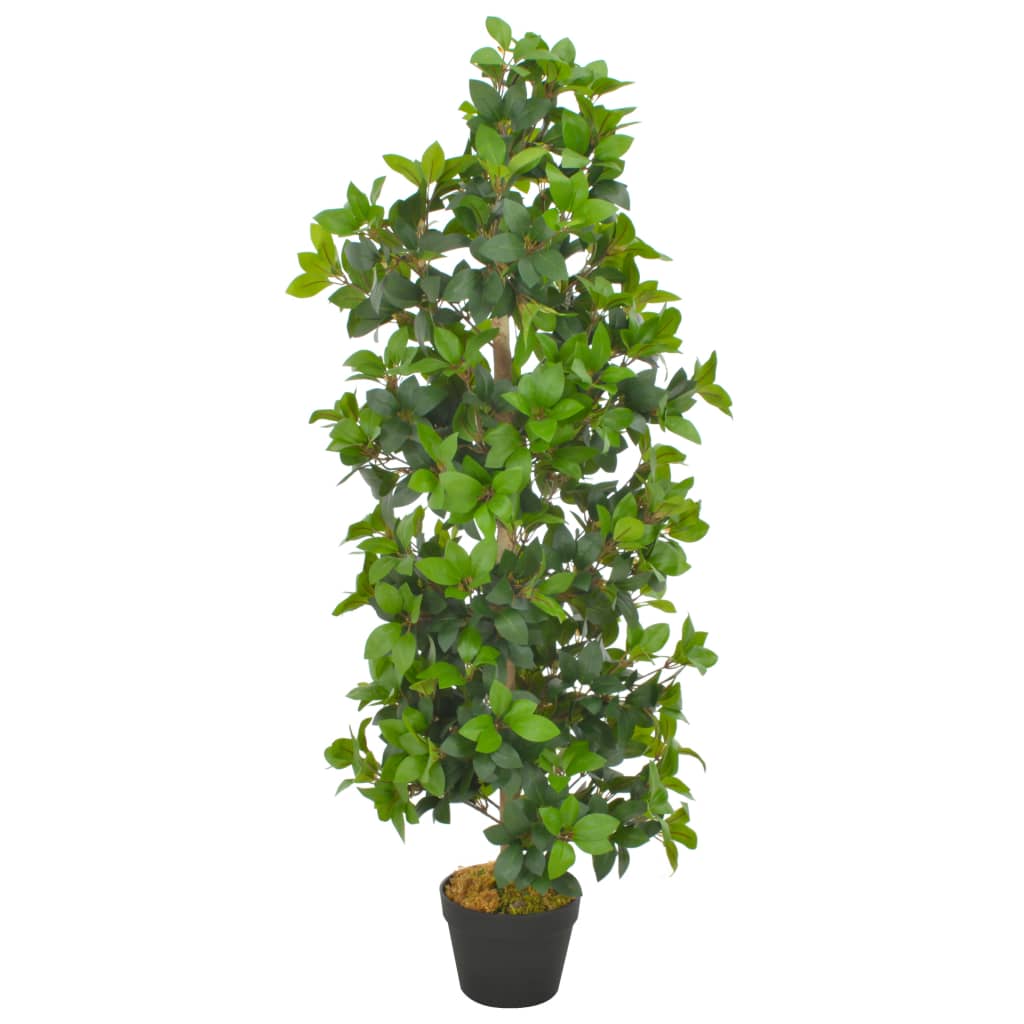 vidaXL Plantă artificială dafin cu ghiveci, verde, 120 cm vidaXL Plantă artificială dafin cu ghiveci, verde, 120 cm