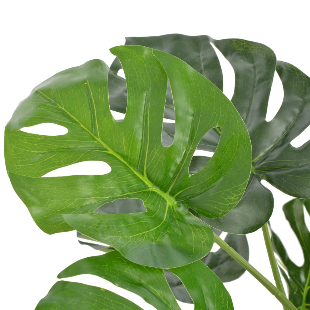 vidaXL Plantă artificială Monstera cu ghiveci, verde, 100 cm vidaXL Plantă artificială Monstera cu ghiveci, verde, 100 cm