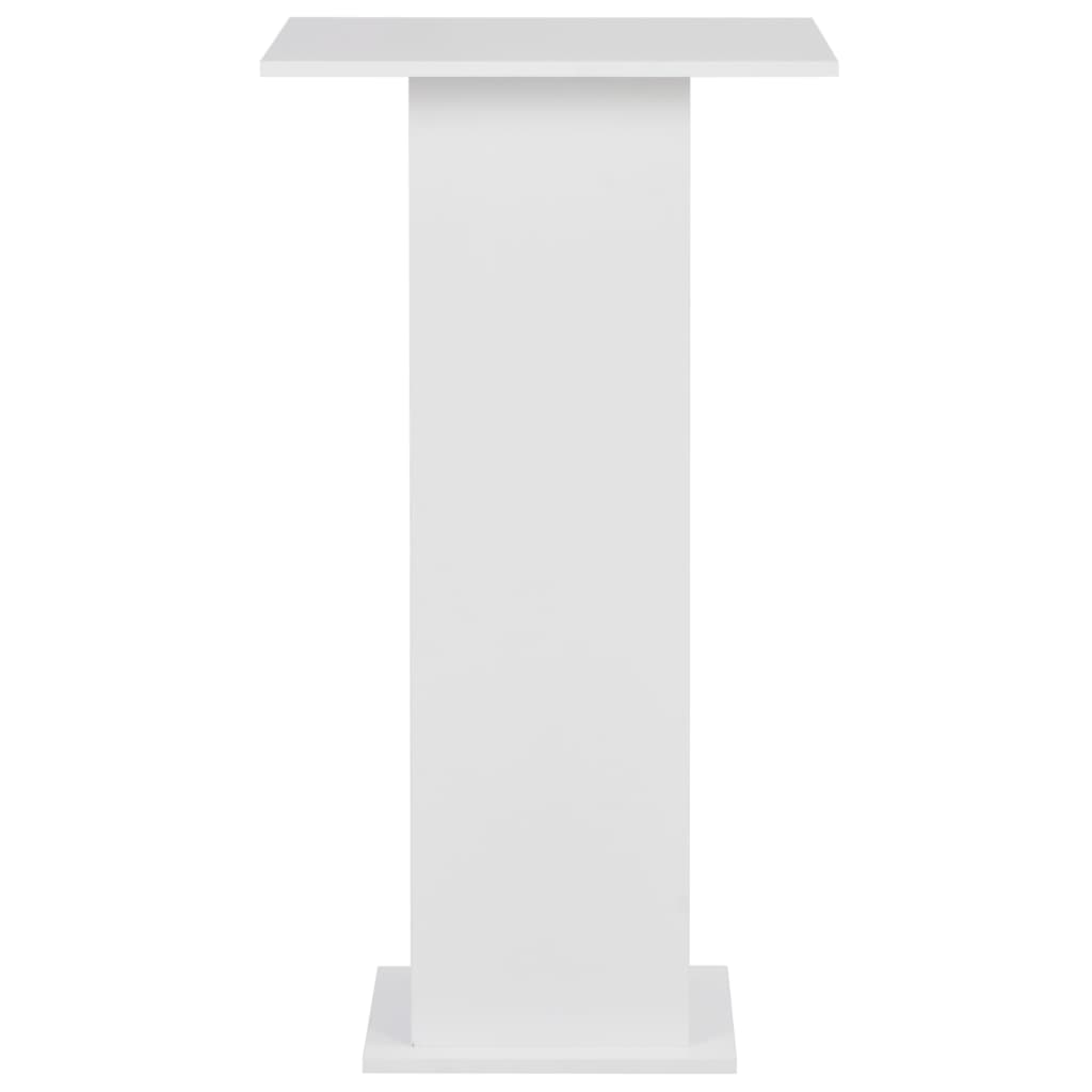 vidaXL Masă de bar, alb, 60 x 60 x 110 cm vidaXL Masă de bar, alb, 60 x 60 x 110 cm