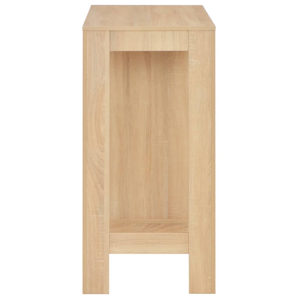 vidaXL Masă de bar cu raft, stejar, 110 x 50 x 103 cm vidaXL Masă de bar cu raft, stejar, 110 x 50 x 103 cm