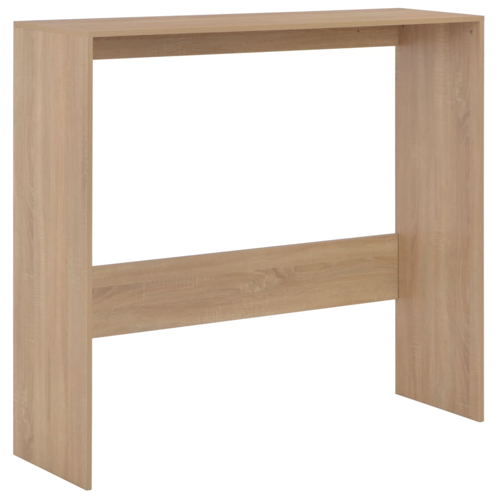 vidaXL Masă de bar cu 2 blaturi, stejar, 130x40x120 cm vidaXL Masă de bar cu 2 blaturi, stejar, 130x40x120 cm