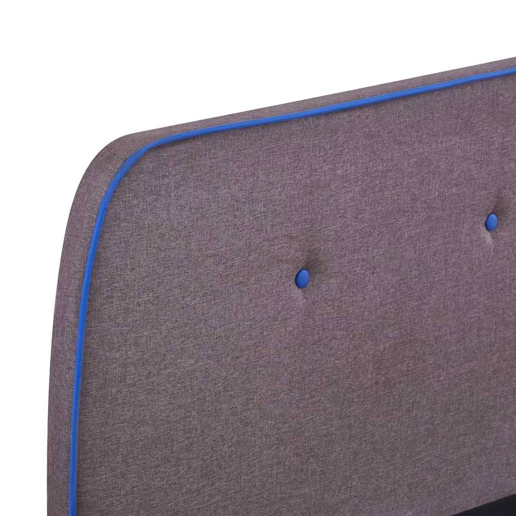 vidaXL Cadru de pat fără saltea țesătură taup 150x200 cm vidaXL Cadru de pat fără saltea țesătură taup 150x200 cm