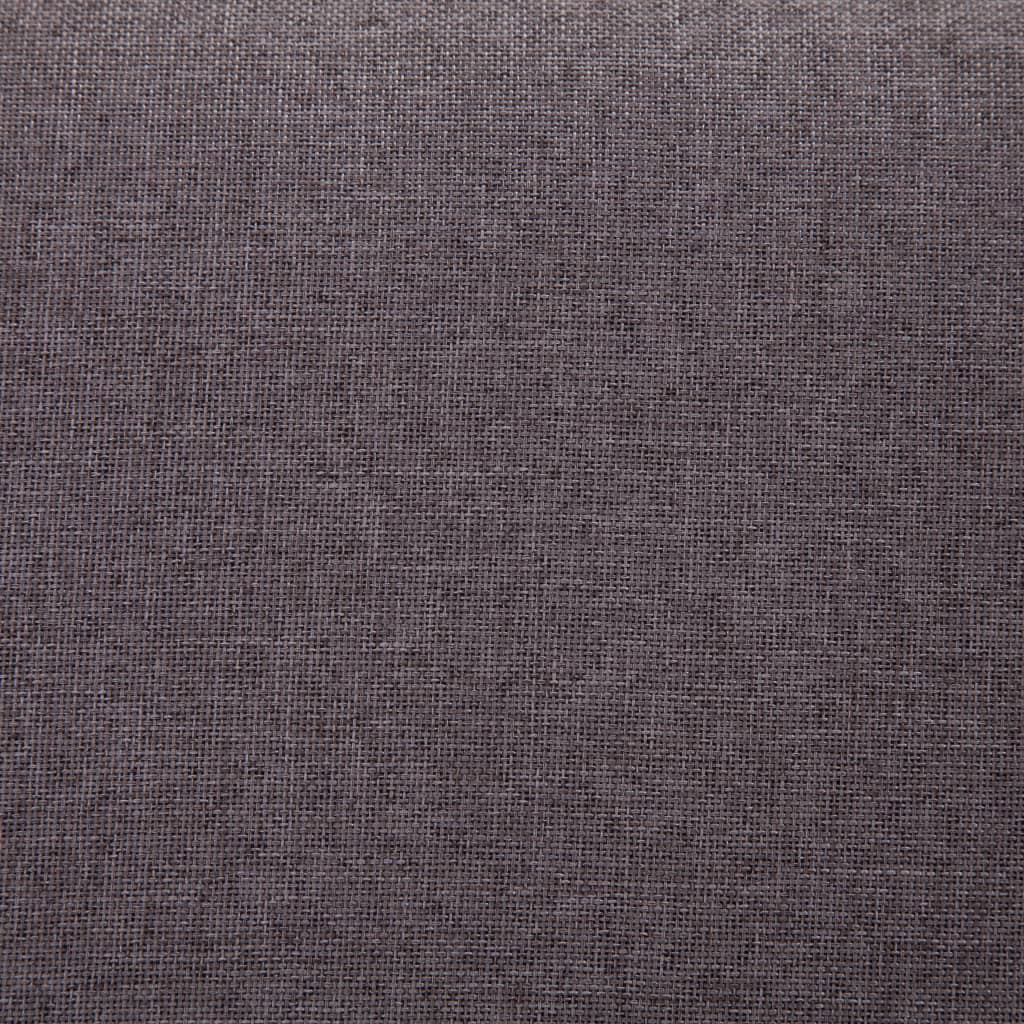 vidaXL Bancă cu compartiment de depozitare gri taupe 116 cm, poliester