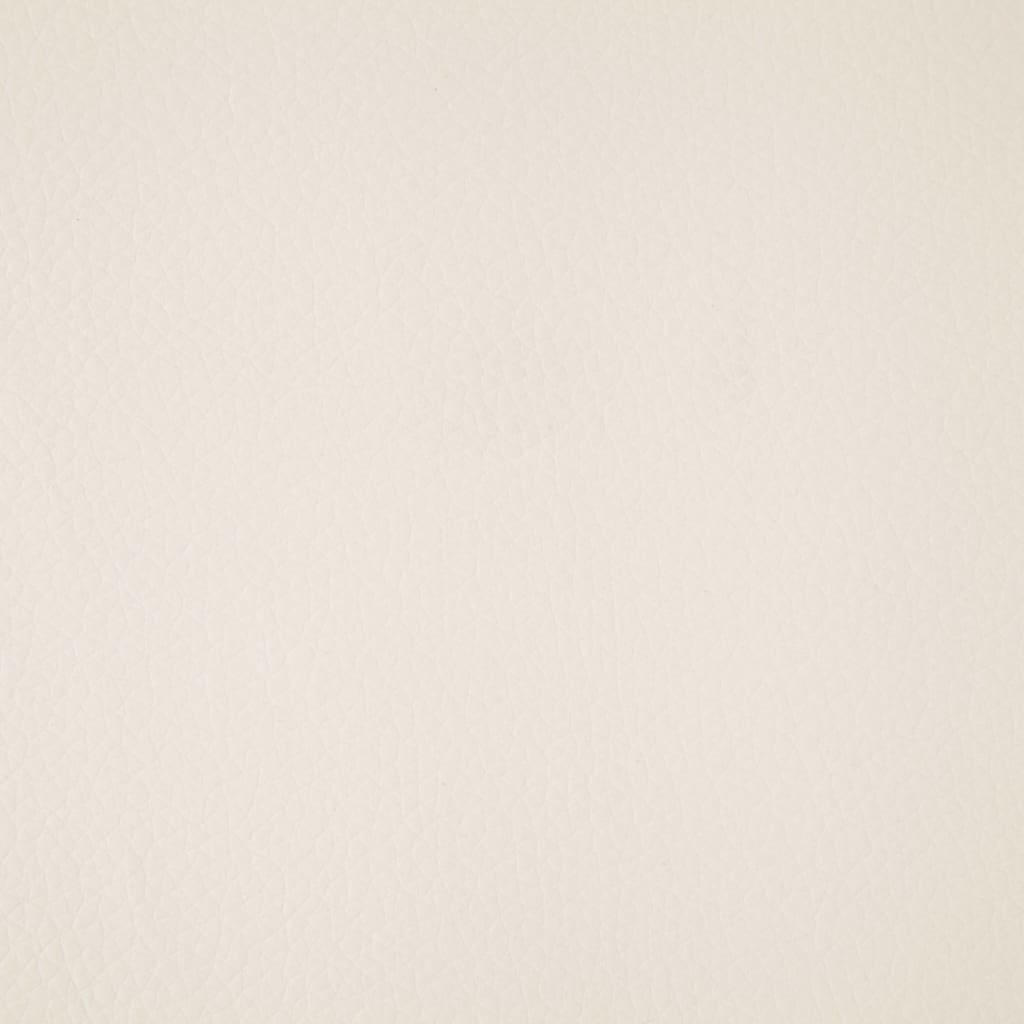 vidaXL Bancă, crem, 139,5 cm, piele ecologică