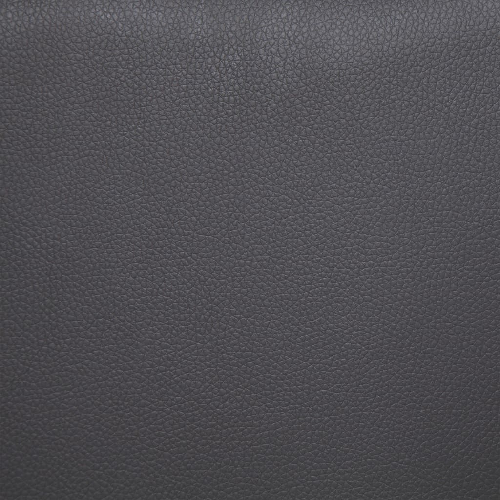 vidaXL Bancă, gri, 139,5 cm, piele ecologică