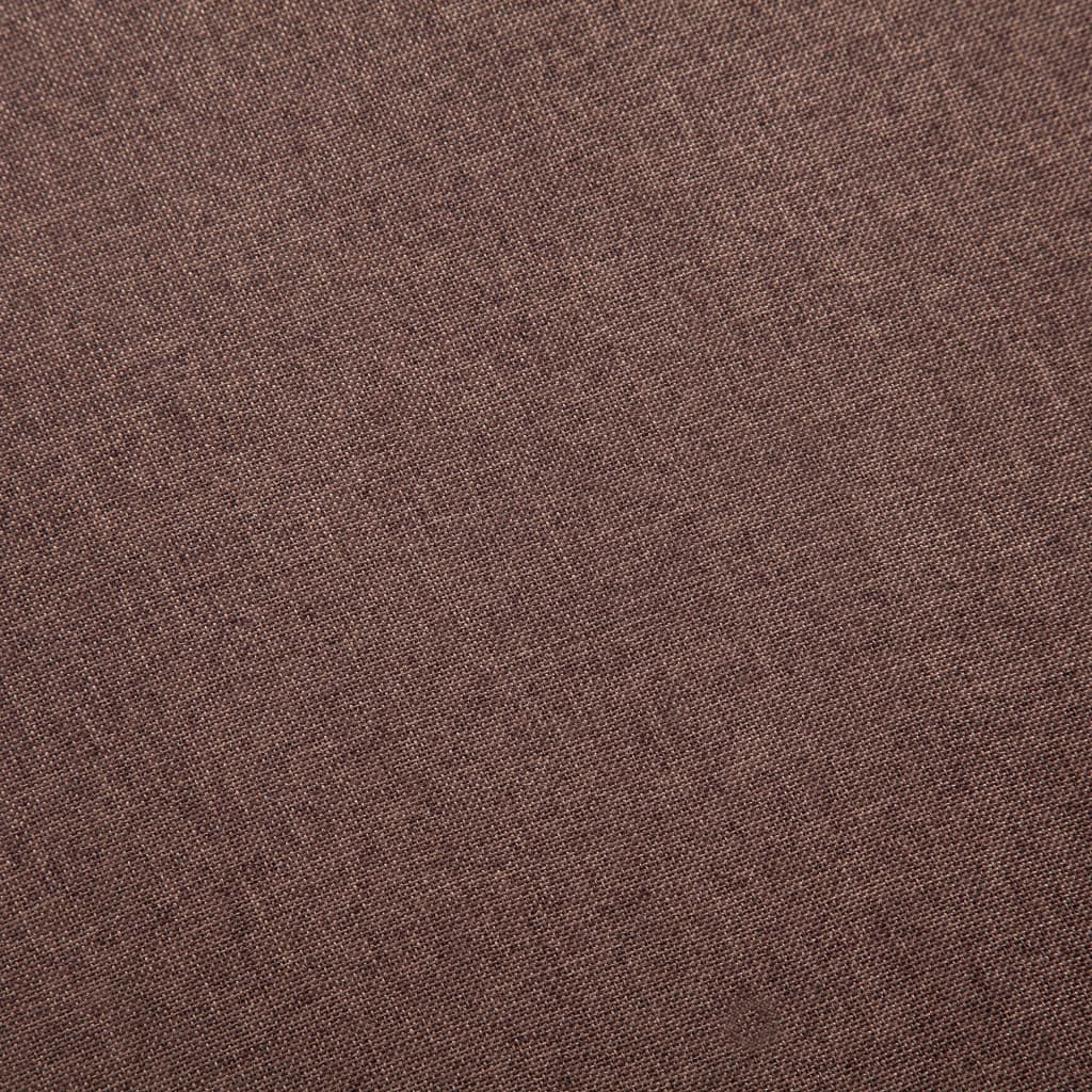 vidaXL Canapea cu 2 locuri, maro, material textil