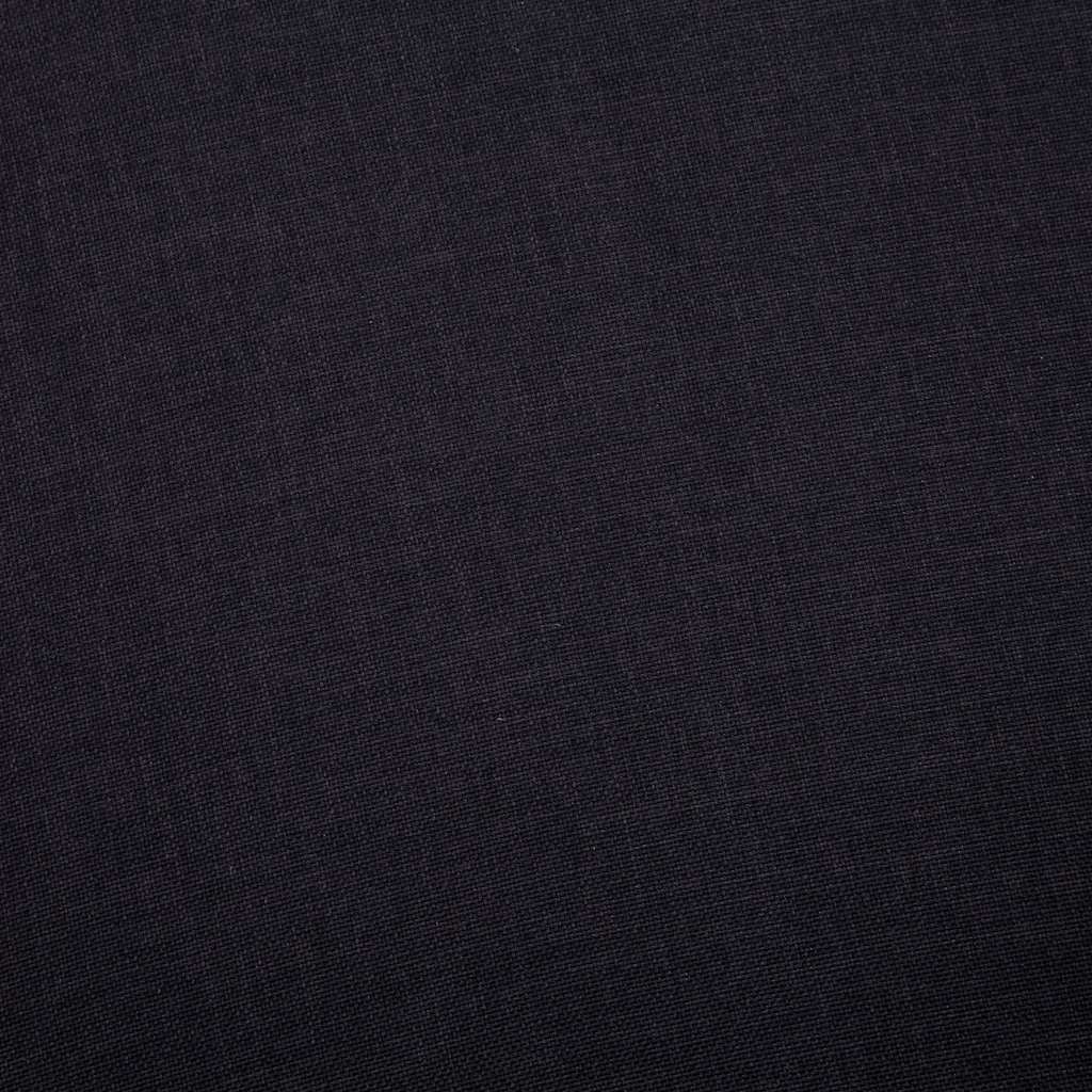 vidaXL Canapea cu 3 locuri, negru, material textil vidaXL Canapea cu 3 locuri, negru, material textil